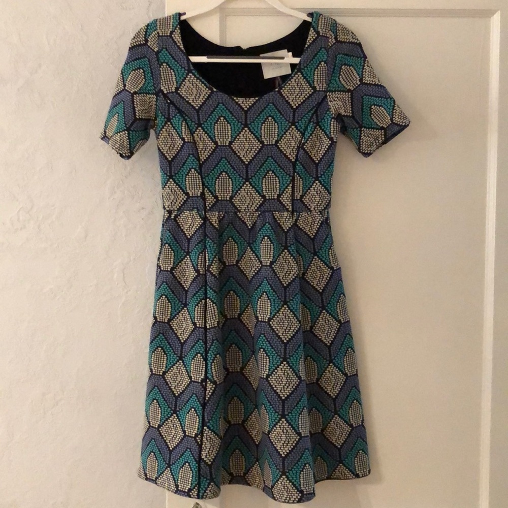 Knee length anthro dress! Perfect for a wedding!